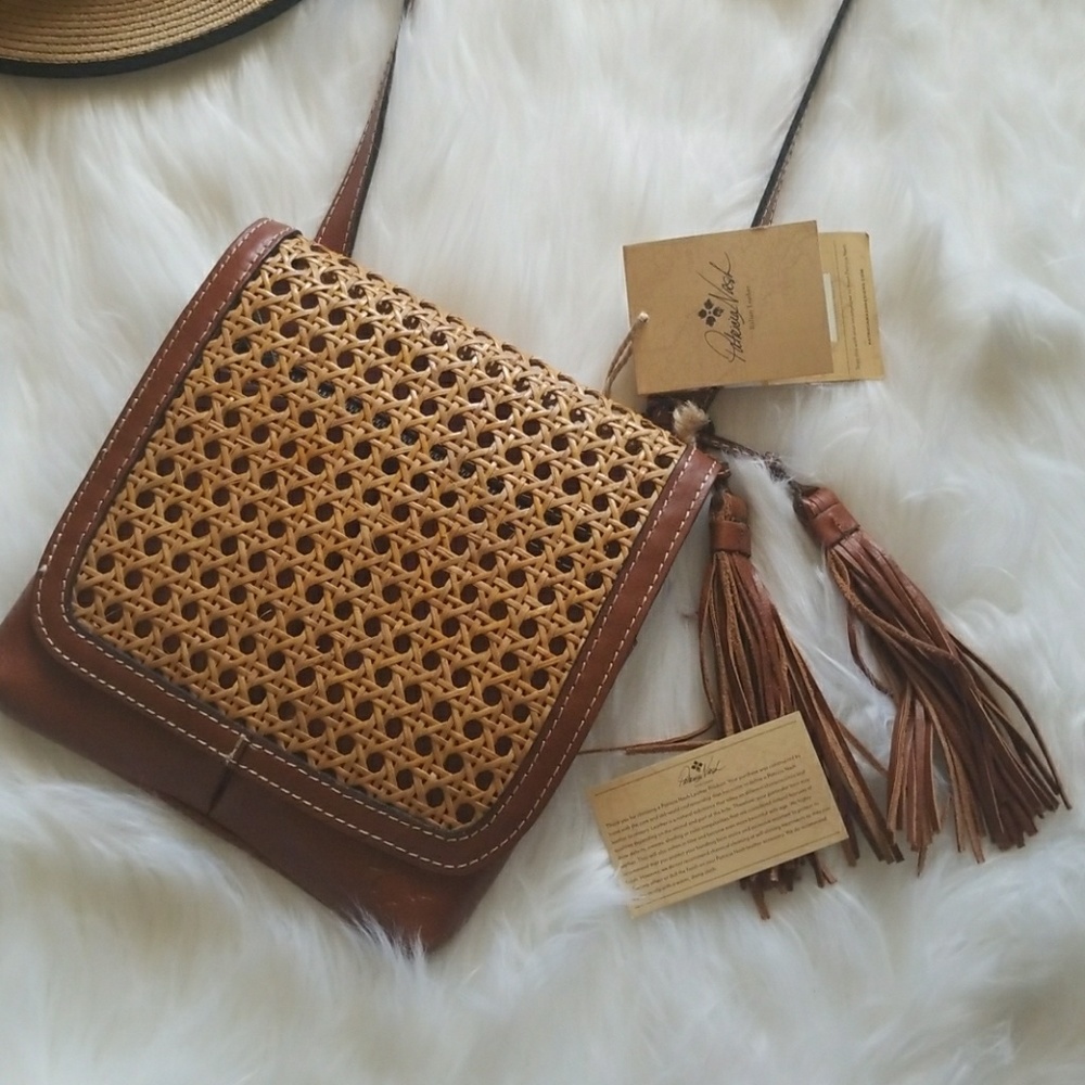 NWT Patricia Nash Summer Mexico Leather Crossbody_2